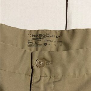 Nike Golf Khaki Dri-Fit shorts